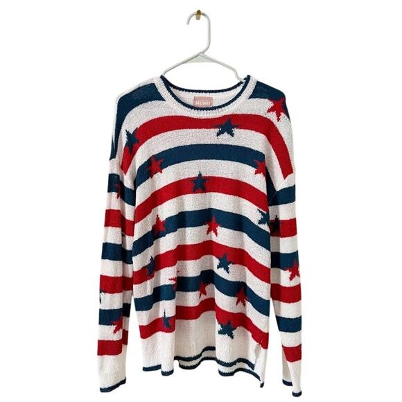 Show Me Your Mumu Star Spangled Go To Sweater Small - Picture 1 of 5
